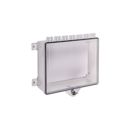 Safety Technology International TYPE 4X PROTECTIVE CABINET, WITH BACKPLATE AND THUMB, LOCK - CLEAR 700671